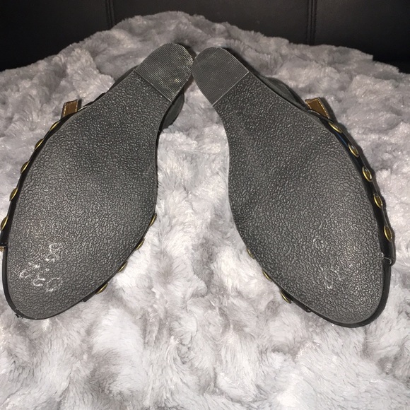 Sz 8 Zodiac America wedge with metal stud detail - Picture 4 of 5